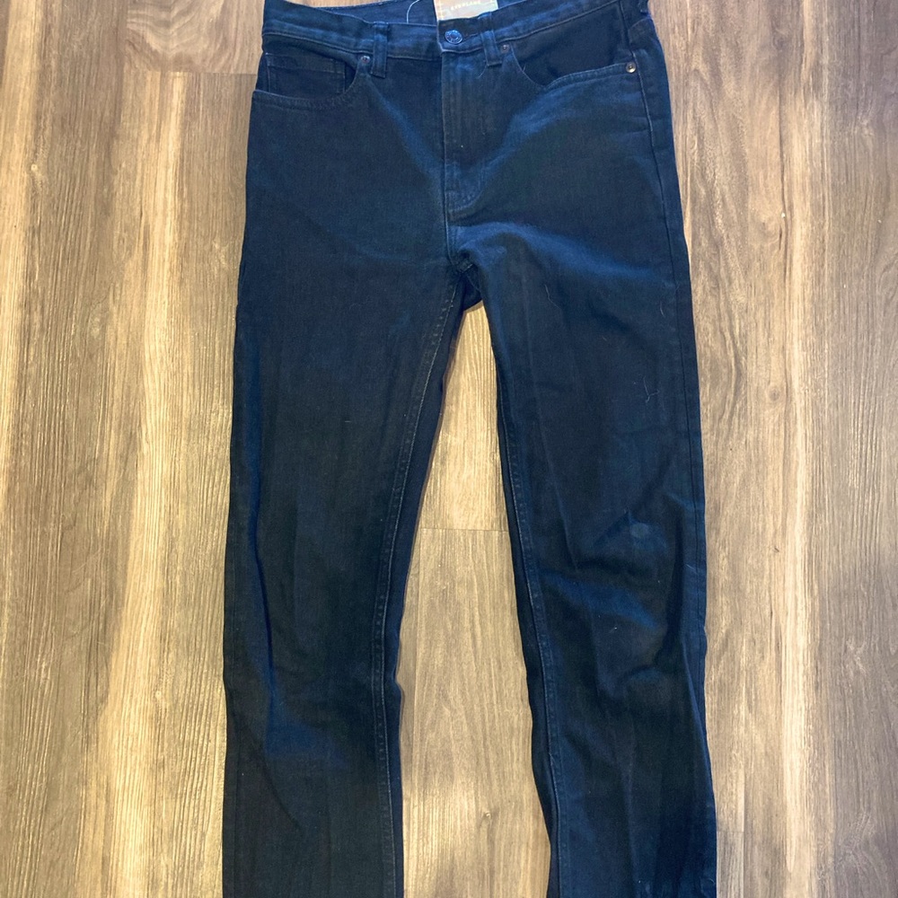 Everlane Straight Leg Black Jeans